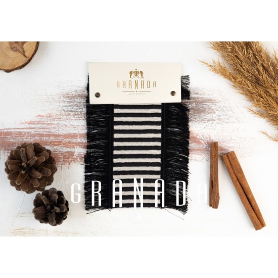 Monza Sakallı Bordür Siyah