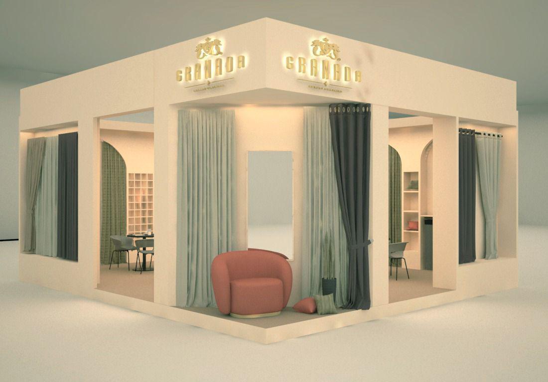 Granada Luxury Curtains HomeFest Moskova standı