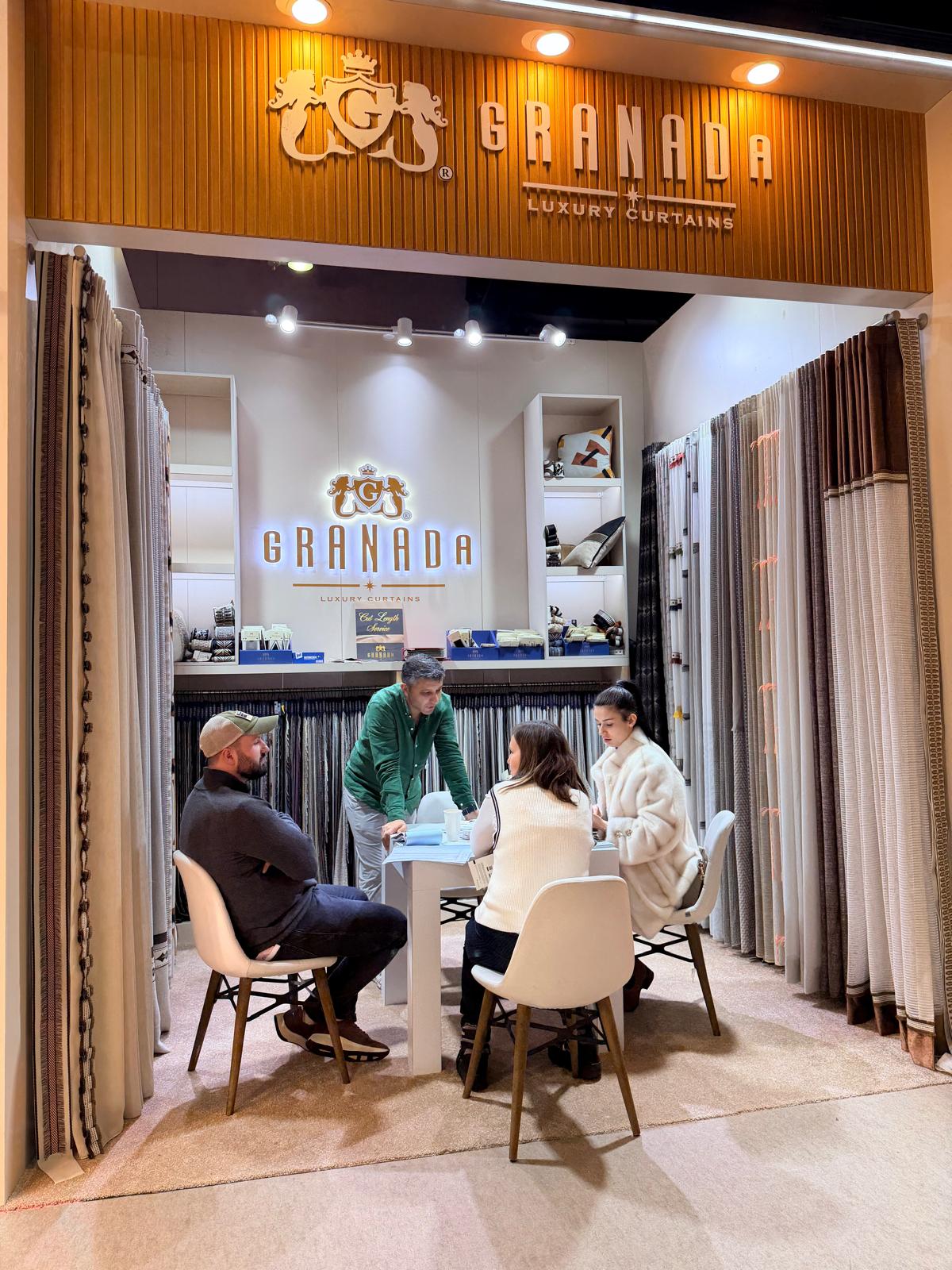 Granada Luxury Curtains Heimtextil Frankfurt standı